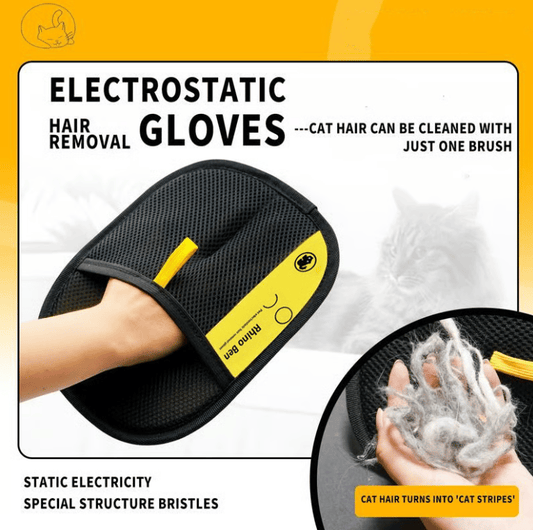 🔥2026 Hot Sale 40% OFF⚡ 50K+ SOLD! 🎁Reusable Electrostatic Pet Hair Removal Glove - Works on Clothes, Couch, Car & All Fabric Surfaces