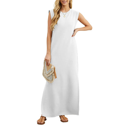 🎉Spring Hot Sale🌿Women Loose Split Wrinkle-Free Long Dress