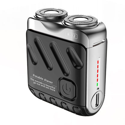 🔥2025 New Design 50% Off🔥Mini Electric Rotary Dual Ring Pocket Shaver