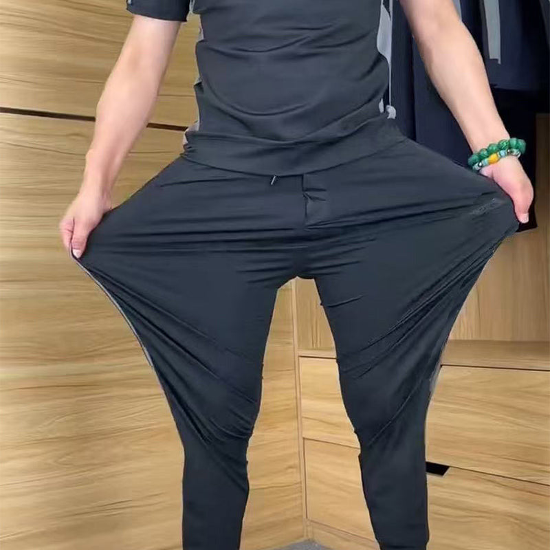 🔥Limited-time 50% discount🔥Men's Casual Sports Short Sleeve Long Pants Two-Piece Set