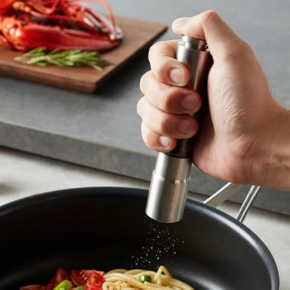 ⚡【Professional Grade】 Salt, Pepper & Spice Grinder⚡| Refillable Glass Chambers (Buy 2 Get 1 FREE)