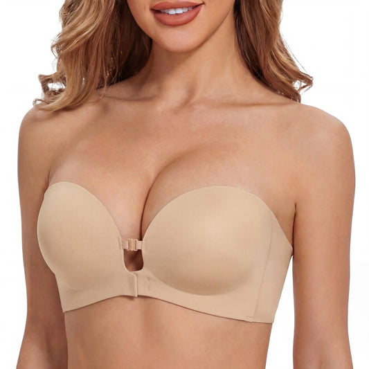 ⏳ Time-Limited Special! ⏰Seamless Front Closure Bra With Adjustable Straps💜