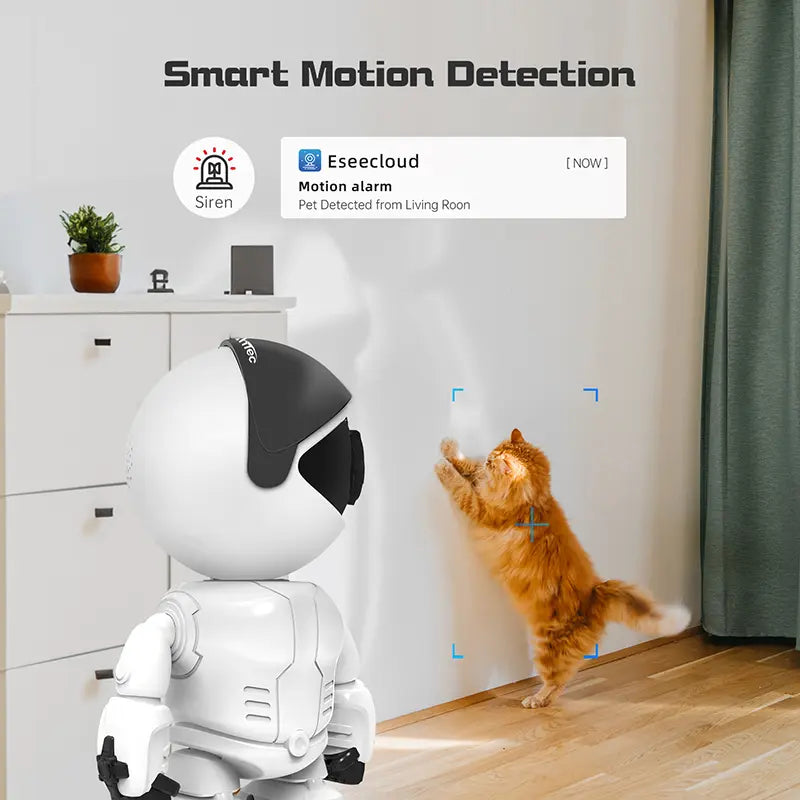 👍🤖3MP 5G&2.4G WiFi Camera with Motion Detection and Auto Home Security Indoor PTZ