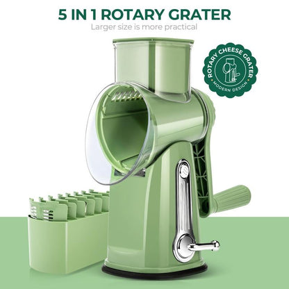 💥Kitchen Ally 5-in-1 Food Chopper👨‍🍳Safe Lock Design, Easy-Clean Removable Blades & Anti-Jam Pulse Mode
