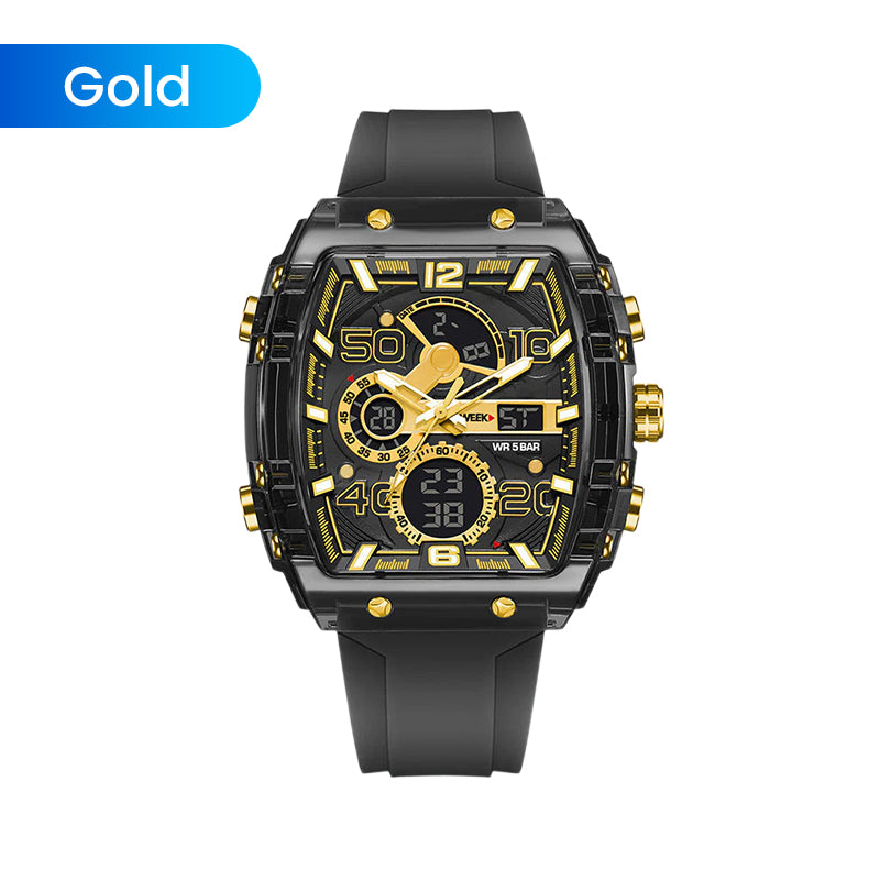 ⚡LED Backlight+Stopwatch Technique💥Smael Technology Style Digital Watch