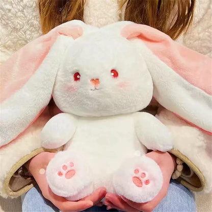🍓 LAST DAY PROMOTION - 50%OFF🍓Strawberry Bunny Transformed into Little Rabbit🎀 Fruit Doll Plush Toy🐰
