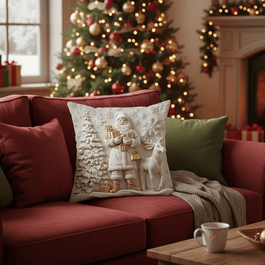 🎄Christmas 3D Printed Pillow✨