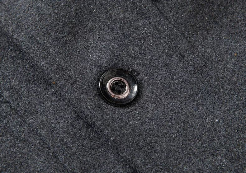 ⏳Limited-Time 50% Off⏰Men Classic Blends Wool Trench Coat 🧥