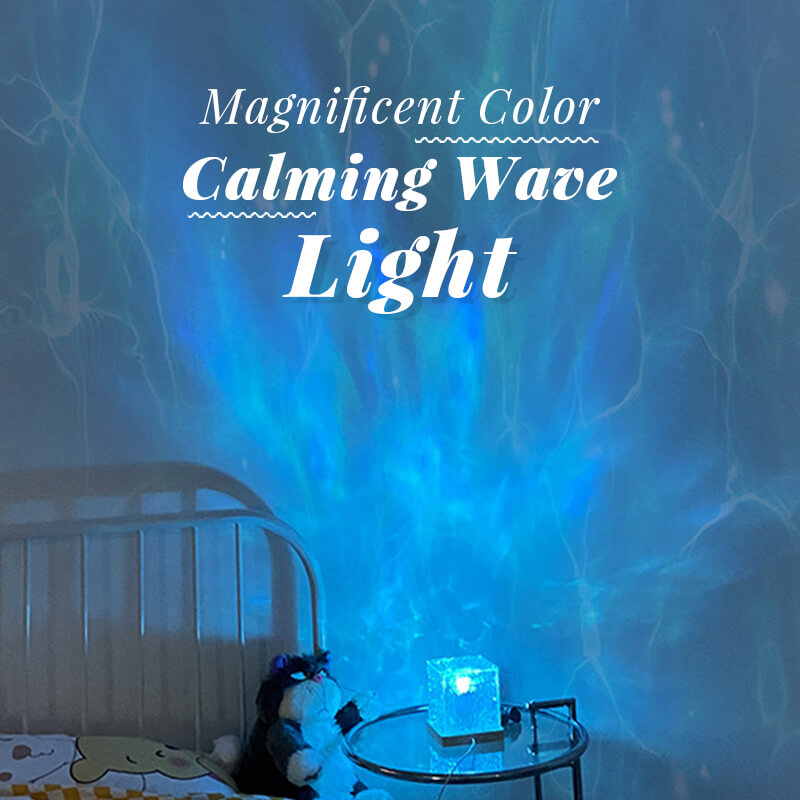 Rotating Wave Projector – Dynamic Ocean Effect, 16 Color Changing & Soothing Baby Sleep Aid 🌙✨