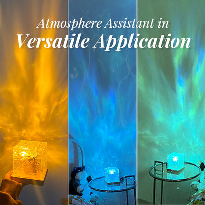 Rotating Wave Projector – Dynamic Ocean Effect, 16 Color Changing & Soothing Baby Sleep Aid 🌙✨