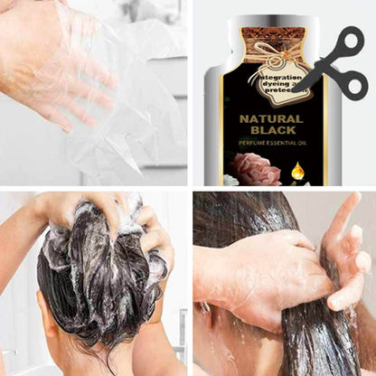 Essential Oil Bubble Hair Dye