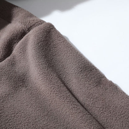 🎅Christmas Pre-Sale🎁Men's Double-Faced Faux Fleece Warm Hooded Jacket