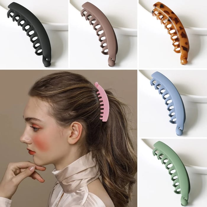 Vertical Hairpin Ponytail Hair Accessory Banana Clip