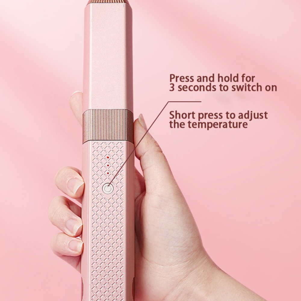 🌈Hair Straightening Comb Curling Iron