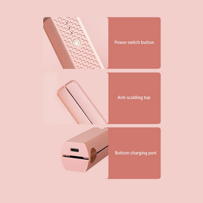 🌈Hair Straightening Comb Curling Iron