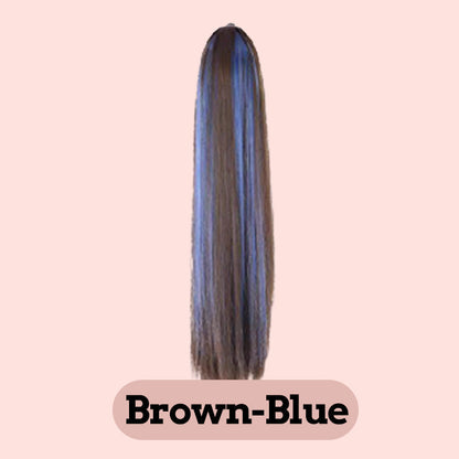 Claw Clip Highlight Ponytails Hairpieces
