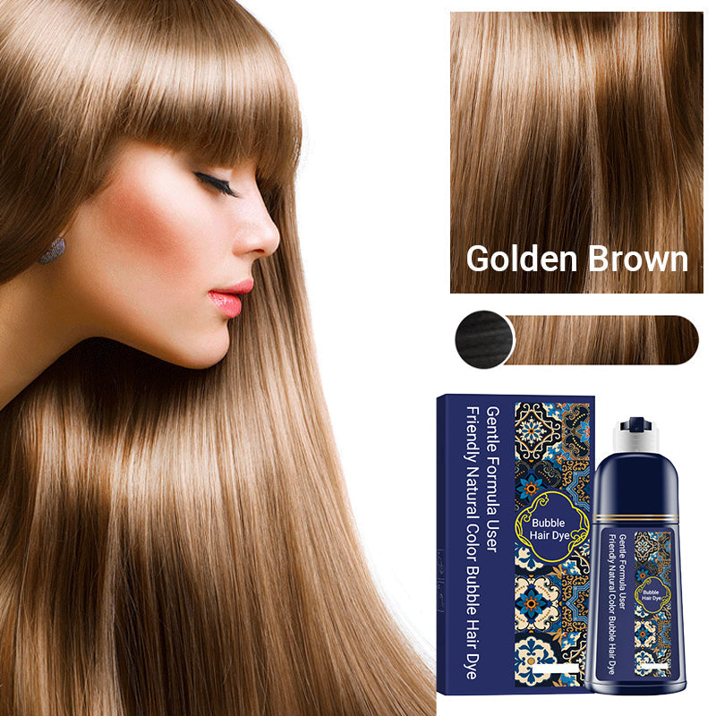 🍀🍀Gentle Formula User Friendly Natural Color Bubble Hair Dye