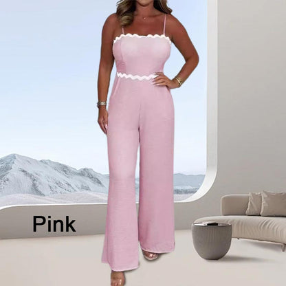 💕50% OFF! Elegant Women's Suspender Jumpsuit👗With Chest Pads