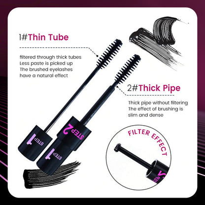 🎉BUY 1 GET 1 FREE👉Dual-Purpose Long Thick Curl Eyelash Mascara