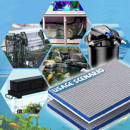 🐠Professional 8D High Density Fish Tank Filter Foam - Limited Time Half Price! Crystal Clear Water for Healthy Fish