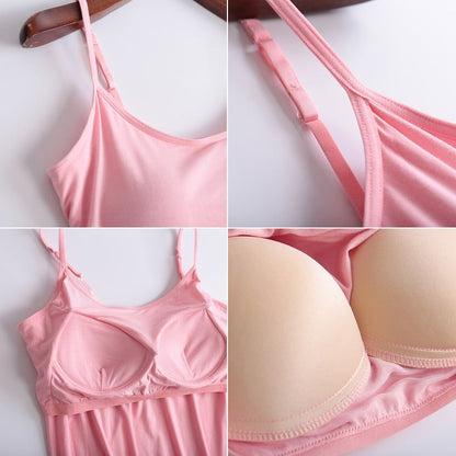 ✨【Padding Magic】Confidence Boost Tank ✨ | Adjustable Removable Pads | Ribbed Contour Fit | Instagram Worry-Free Outline