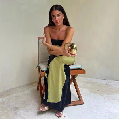 Jaime Abstract Floral Print Elasticated Off Shoulder Vacation Loose Maxi Dress - Flowy & Flattering for Summer Getaways