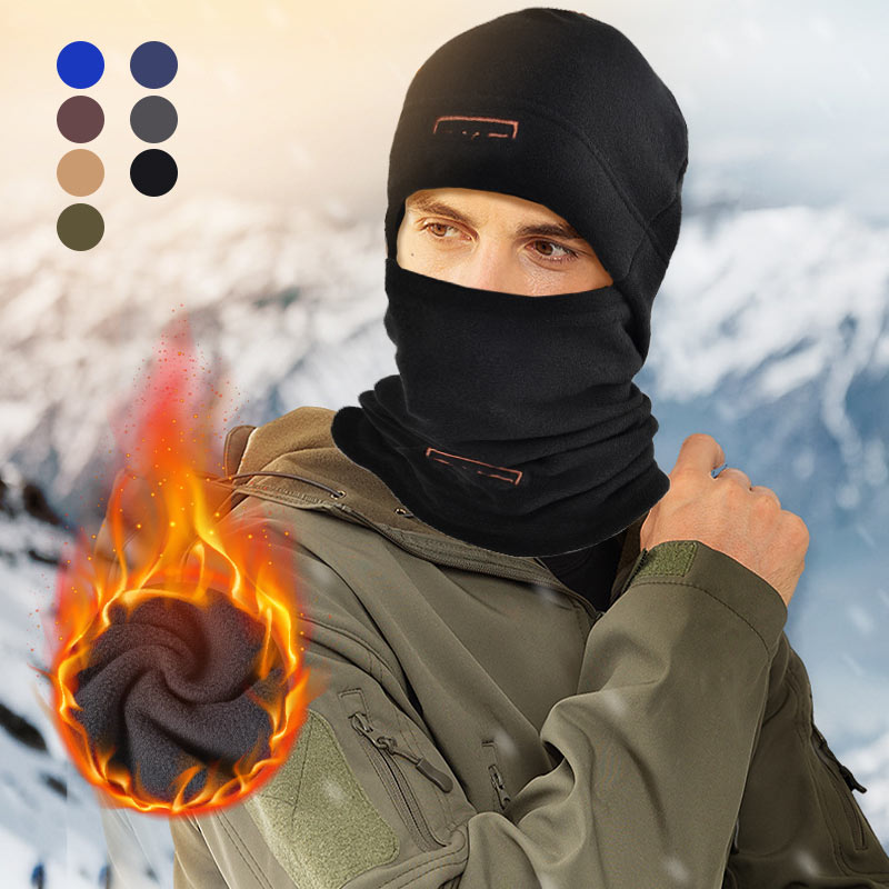 🔥Last Day-Buy 1 Get 1 Free!🎁50K+ SOLD! Almost Gone✨Windproof Polar Fleece Balaclava Hood Mask Hat