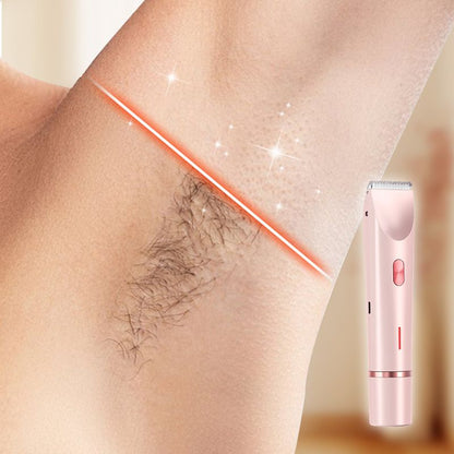 🥳LAST DAY PROMOTION - 50%OFF🥳💞Electric Bikini Trimmer for Women, Rechargeable 2 in 1 Body & Facial Hair Removal
