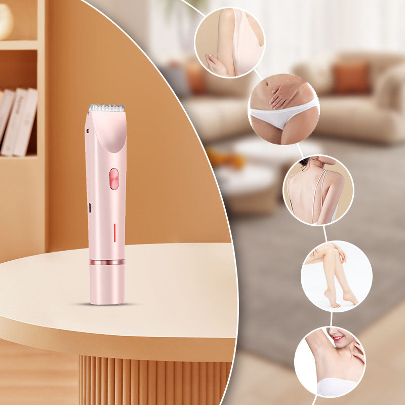 🥳LAST DAY PROMOTION - 50%OFF🥳💞Electric Bikini Trimmer for Women, Rechargeable 2 in 1 Body & Facial Hair Removal