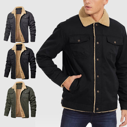 🎄☀️Warm the Whole Winter!🧥Men's Retro Western Winter Fleece Jacket