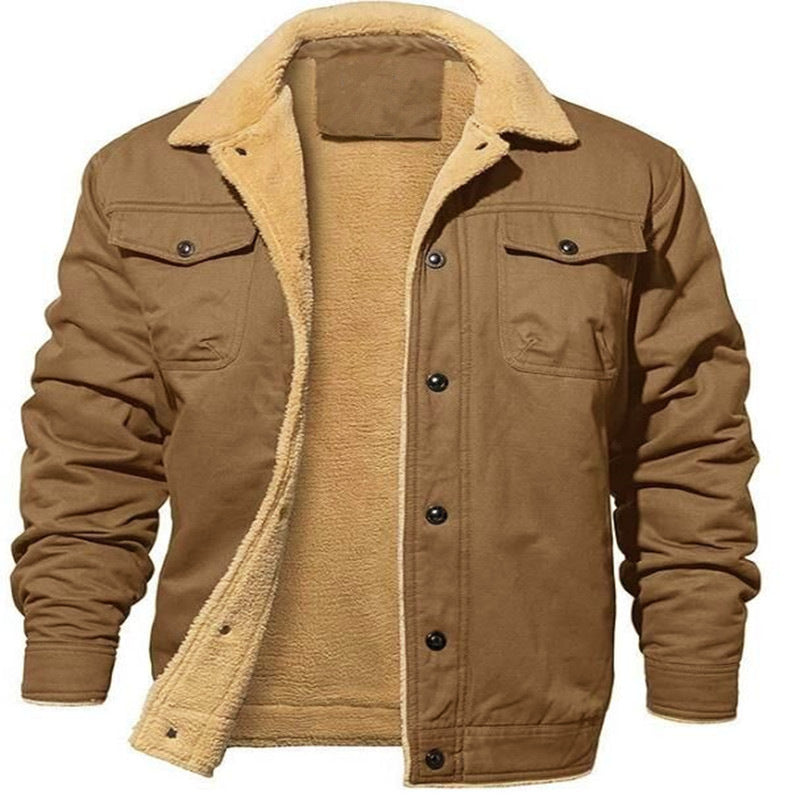 🎄☀️Warm the Whole Winter!🧥Men's Retro Western Winter Fleece Jacket