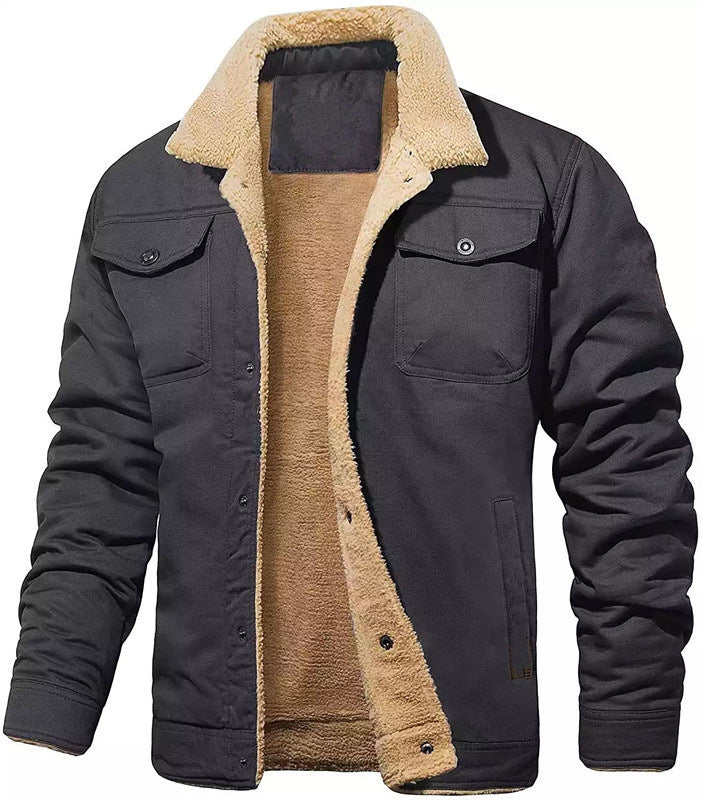 🎄☀️Warm the Whole Winter!🧥Men's Retro Western Winter Fleece Jacket
