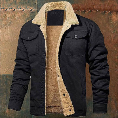 🎄☀️Warm the Whole Winter!🧥Men's Retro Western Winter Fleece Jacket