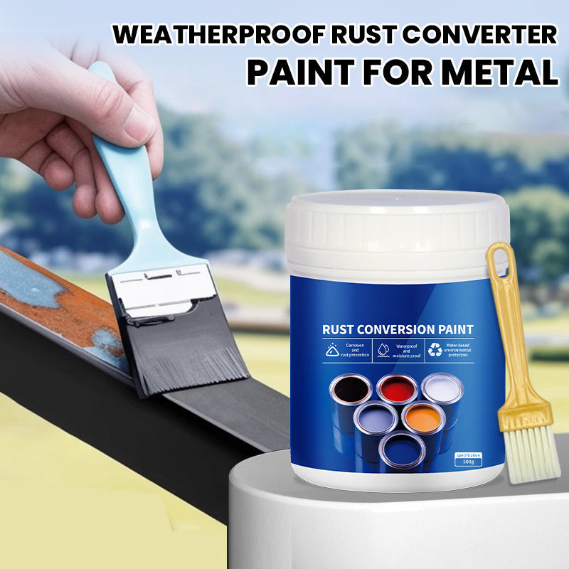 🔥2025 New Year Hot sale 50% OFF🔥Weatherproof Rust Converter Paint for Metal - Durable Protection & Rust Transformation
