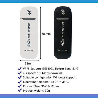 🎉 New Year's gift – 50% OFF!📶2026 4G LTE USB mobile router – Fast internet everywhere & multiple devices!