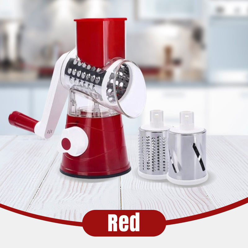 🔥2025 Kitchen Sale🔥Multifunctional Manual Rotary Grater & Chopper 🚀🥕