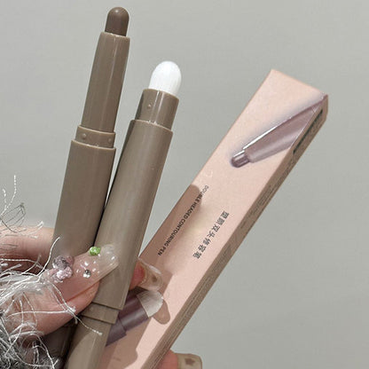 Double-Headed Grooming Pen with Brush – Natural 3D Look, Long-Lasting & Easy to Use!