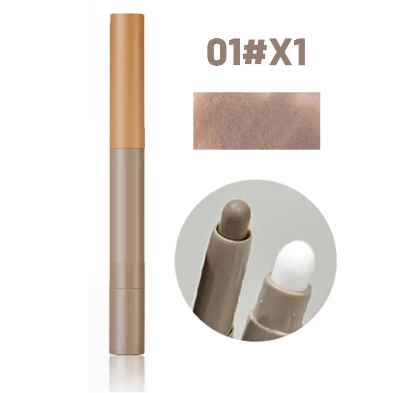 Double-Headed Grooming Pen with Brush – Natural 3D Look, Long-Lasting & Easy to Use!