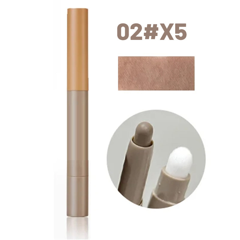 Double-Headed Grooming Pen with Brush – Natural 3D Look, Long-Lasting & Easy to Use!