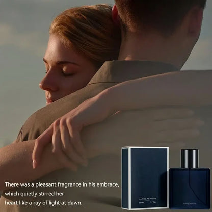 Men’s Natural Long-Lasting Marine Perfume🌊Subtle Ocean Amber Charm Fragrance - A Choice for Magnetic Nights🌌