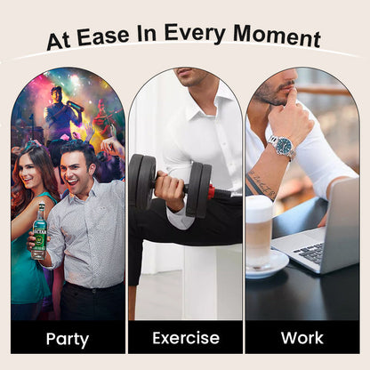 ✨Limited Time 50% Discount✨Men's Silky Wrinkle Resistant Solid Color Stretch Shirt👔