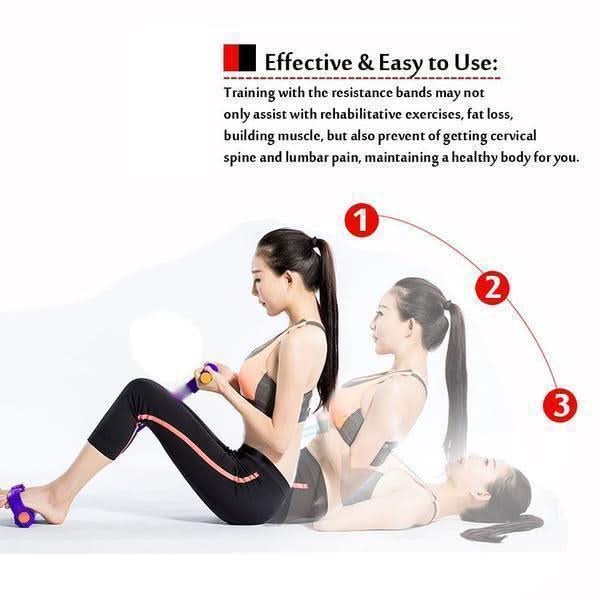 🔥2025 Hot Sale 50% OFF✨ Sit-Up Training Equipment, Adjustable Height, Double-Soft Ankle Pads, Quick-Count Core Trainer