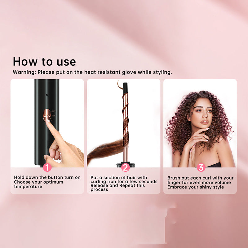 💖2025 Hot Sale 50% OFF💖 3/8-Inch Wool Curl Ultra Fine Curler