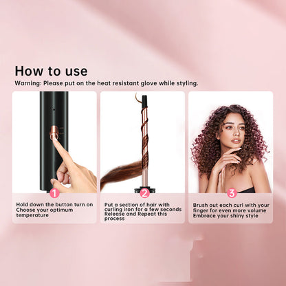 💖2025 Hot Sale 50% OFF💖 3/8-Inch Wool Curl Ultra Fine Curler