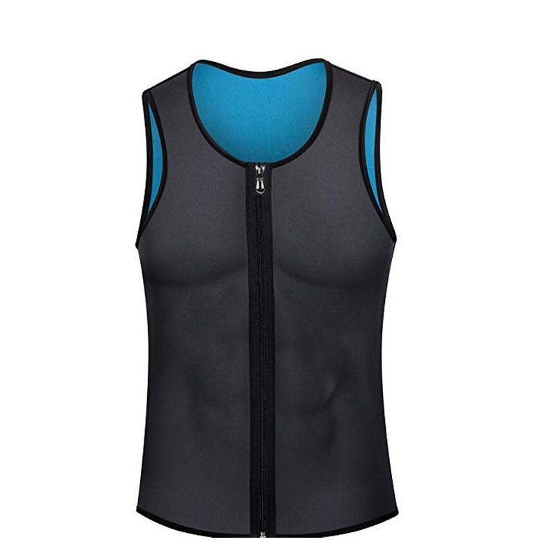 🔥Hot Sale 50% OFF💥Men's Workout Zipper Body Shaper Tank Top