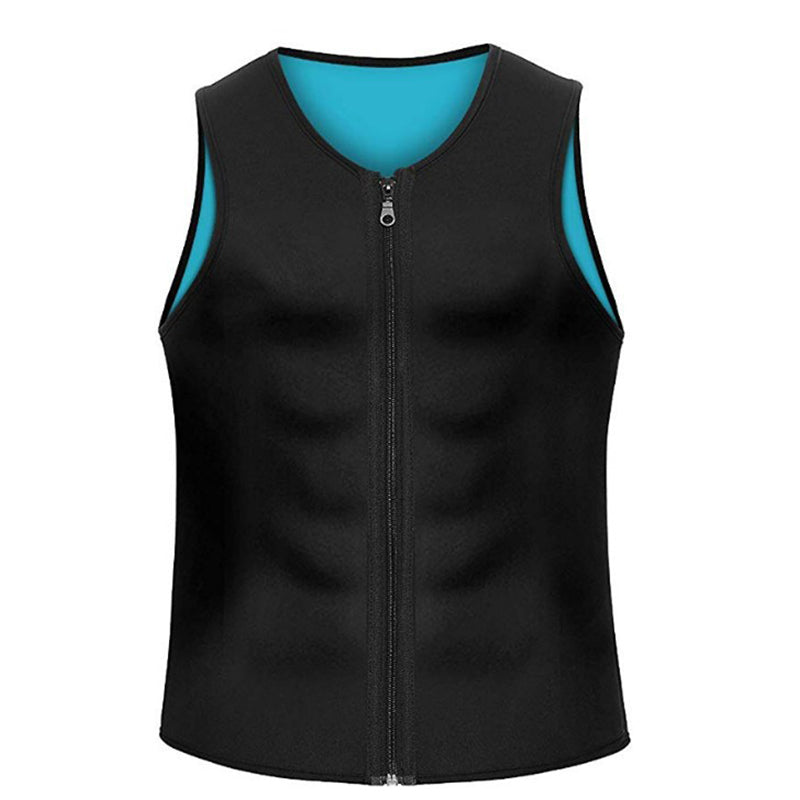 🔥Hot Sale 50% OFF💥Men's Workout Zipper Body Shaper Tank Top
