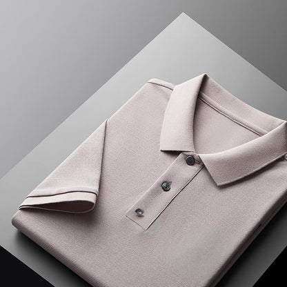 💕What should I wear tomorrow?💕Men's Casual Business Short Sleeve Lapel T-Shirt