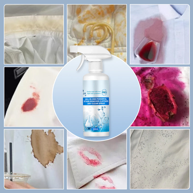🏡New Upgrades💖Hot Sale💖Non-Ionic Stain Remover for Laundry, Fast Spot Spray, Color-Safe, Travel Size