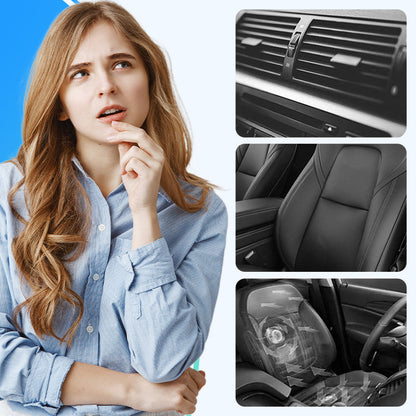 🌞Summer Hot Price Only Today❄️Car Seat Fan – Dual Turbine & USB Powered – Portable Air Cooler for Summer