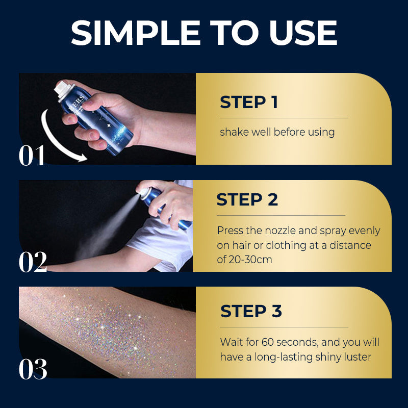 💥2025 New Product Hot Sale 💥🔥Long-Lasting Shiny Body Glitter Spray💎💃